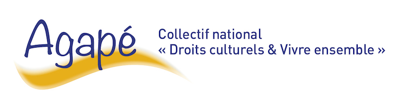 bandeau Agapé Collectif national Droits culturels et Vivre ensemble